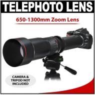 Vivitar 650-1300mm f8-16 SERIES 1 Telephoto Zoom Lens for Nikon D40, D60, D90, D200, D300, D300s, D3, D3s, D3x, D700, D3000 & D5000 Digital SLR Cameras