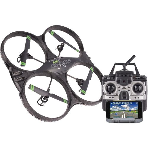  Vivitar DRC-333 Air Defender X Wi-Fi Streaming HD Video Camera Drone with 8 Batteries & Charger + Kit