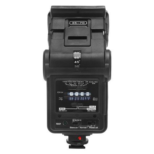  Vivitar SF-4000 Auto Bounce Zoom Slave Flash with Bracket + AA Batteries & Charger + Cleaning Kit for Nikon 1 J1, J2, J3, S1, V2, V3 Digital Cameras