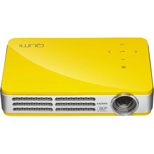  Vivitek Qumi Q5 500 Lumen WXGA HD 720p HDMI 3D-Ready Pocket DLP Projector with 4GB Memory (Red)