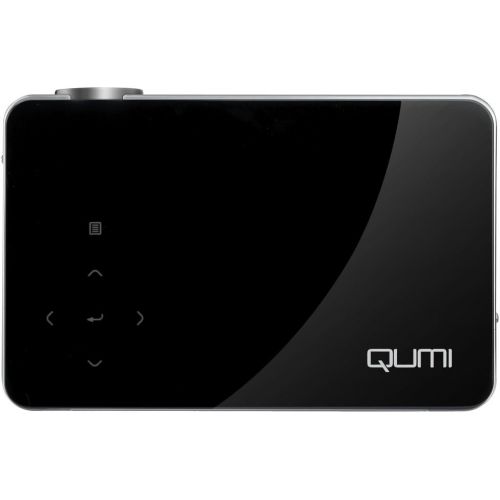  Vivitek Qumi Q5 500 Lumen WXGA HD 720p HDMI 3D-Ready Pocket DLP Projector with 4GB Memory (Black)