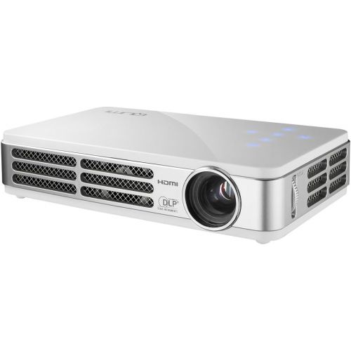  Vivitek Qumi Q5 500 Lumen WXGA HD 720p HDMI 3D-Ready Pocket DLP Projector with 4GB Memory (Black)