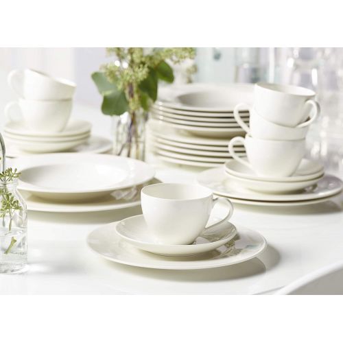  Vivo by Villeroy & Boch group Villeroy & Boch vivo Group Basic White Set Fine China Tableware Set, White