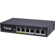 Vivotek AW-FET-060C-065 4-Port PoE Unmanaged Switch with Dual Uplink Ports