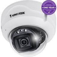 Vivotek FD839-EHV-1Y Vortex Essential Series 5MP Outdoor Dome Camera with Night Vision & 2.8mm Lens (1-Year VSaaS License)