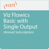 Vizrt Viz Flowics Basic with Single Output (Annual Subscription)