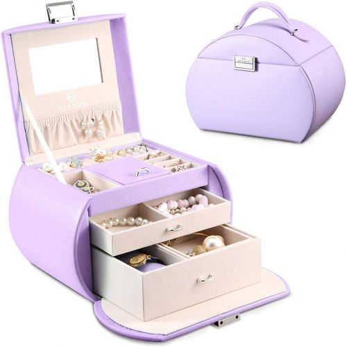 [아마존핫딜][아마존 핫딜] Vlando Princess Style Jewelry Box from Netherlands Design Team, Fabulous Girls Gift (Lavender)