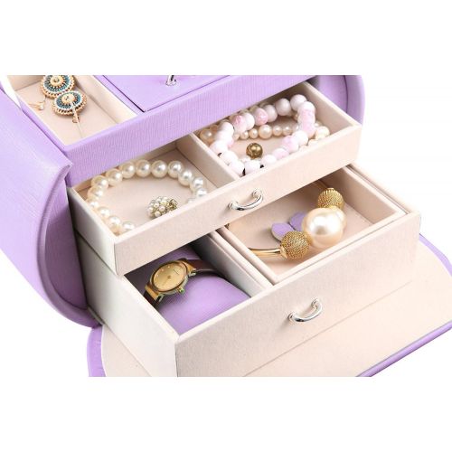  [아마존핫딜][아마존 핫딜] Vlando Princess Style Jewelry Box from Netherlands Design Team, Fabulous Girls Gift (Lavender)
