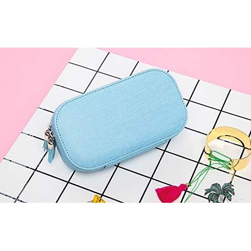  [아마존 핫딜] Vlando Small Tassels Jewelry Box Girls Gift Case (Blue)