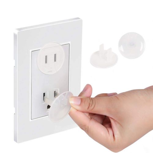  [아마존베스트]Vmaisi Clear Outlet Covers Baby Proofing - VMAISI 38 Pack Electrical Safety ChildProof Plug Protector -...