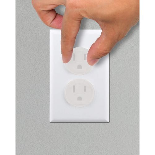  [아마존베스트]Vmaisi Clear Outlet Covers Baby Proofing - VMAISI 38 Pack Electrical Safety ChildProof Plug Protector -...