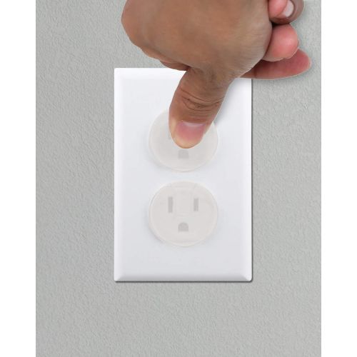  [아마존베스트]Vmaisi Clear Outlet Covers Baby Proofing - VMAISI 38 Pack Electrical Safety ChildProof Plug Protector -...