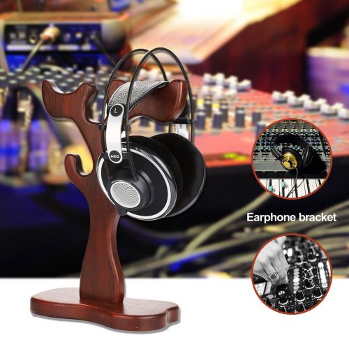  Vmank Wooden Headphone Stand for Beats, Bose, Sony, Shure, Jabra, JBL, AKG and More by Vmank