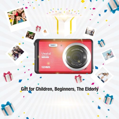  [아마존 핫딜] Mini Digital Camera,Vmotal 2.8 inch LCD HD Digital Camera Kids Childrens Teens Beginners Point and Shoot Rechargeable Cameras Video Camera Digital Students Cameras-Holiday Birthday