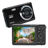 Vmotal Full HD 1080P 20MP Mini Digital Camera with 2.8 Inch TFT LCD Display,Digital Point and Shoot Camera Video Camera Student Camera, Indoor Outdoor for Kids/Beginners/Seniors (Black)