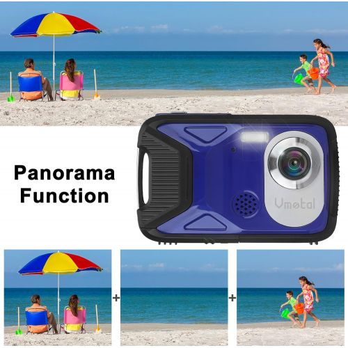  Vmotal Waterproof Camera Underwater 1080P Full HD 17FT Underwater Digital Cameras for Snorkeling 21MP Point and Shoot Camera Waterproof Digital Camera for Kids Childrens Teens Beginners S