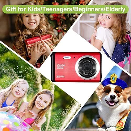  Vmotal Digital Camera 1080P FHD Mini Video Camera 20MP 2.8 inch LCD HD Rechargeable Vlogging Camera Students Compact Camera Kids Childrens Teens Beginners Point and Shoot Cameras-Holiday