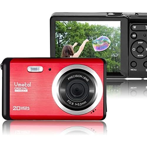  Vmotal Digital Camera 1080P FHD Mini Video Camera 20MP 2.8 inch LCD HD Rechargeable Vlogging Camera Students Compact Camera Kids Childrens Teens Beginners Point and Shoot Cameras-Holiday