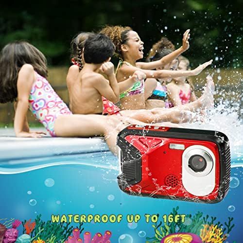  Vmotal Waterproof Digital Camera Full HD 1080P Underwater Camera 16 MP Underwater Camcorder Point and Shoot Camera Waterproof Camera for Kids Childrens Teens Beginners Snorkeling Swimming