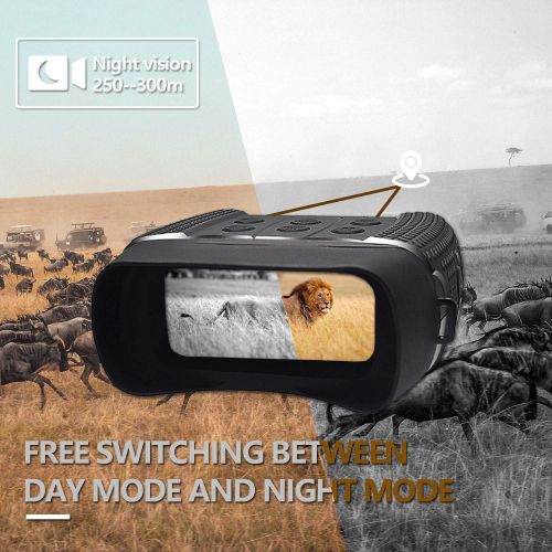  [아마존베스트]Vmotal Night Vision Goggles Digital Infrared Night Vision Binoculars HD Photo & 960P Video, Night Goggles with 2.31 TFT LCD, Water-Resistant for Wildlife Viewing Hunting&Reconnaiss