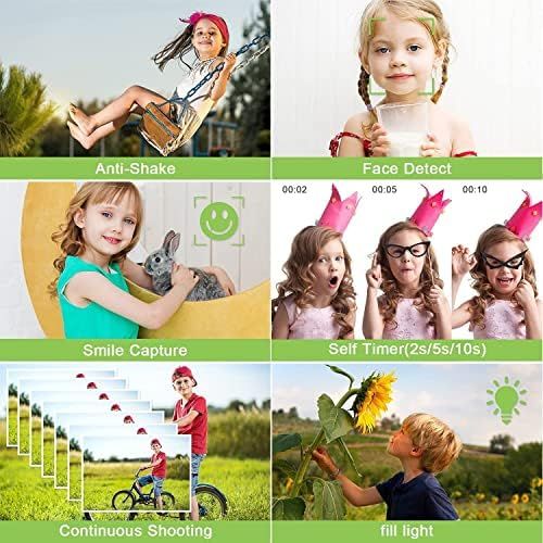  [아마존베스트]Mini Digital Camera,Vmotal 2.8 inch LCD HD Digital Camera Kids Childrens Teens Beginners Point and Shoot Rechargeable Cameras Video Camera Digital Students Cameras-Holiday Birthday