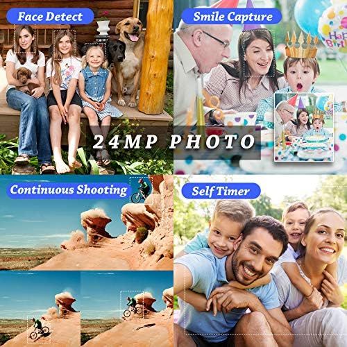  [아마존베스트]Vmotal HG5162 Digital Video Camera 1080P FHD Camcorder / 2.7 Inch TFT LCD Screen / 270 Degree Rotating Camcorder for Children / Beginners / Elderly People