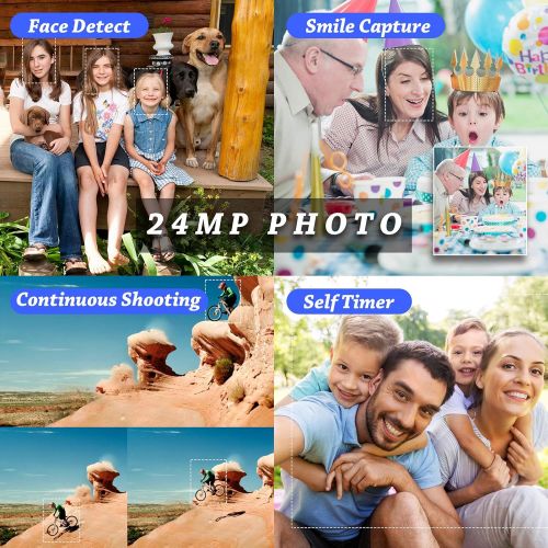  [아마존베스트]Vmotal HG5162 Digital Video Camera 1080P FHD Camcorder / 2.7 Inch TFT LCD Screen / 270 Degree Rotating Camcorder for Children / Beginners / Elderly People