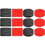 [아마존베스트]Voarge Pack of 6 adhesive mounts flat curved adhesive pad helmet mount made of 3M adhesive compatible with GoPro Hero 8, 7, 6, 5, 4, Session, 3+, 3, 2, 1, Hero (2018), Fusion, Max