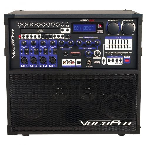  VocoPro},description:Have you ever wanted to be the star of the room? Well imagine no longer, with the VocoPro HER-REC Portable PA System you will have all the power you need to co