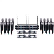 VocoPro Acapella-16 Sixteen-Channel Digital Wireless System with Handheld Microphones