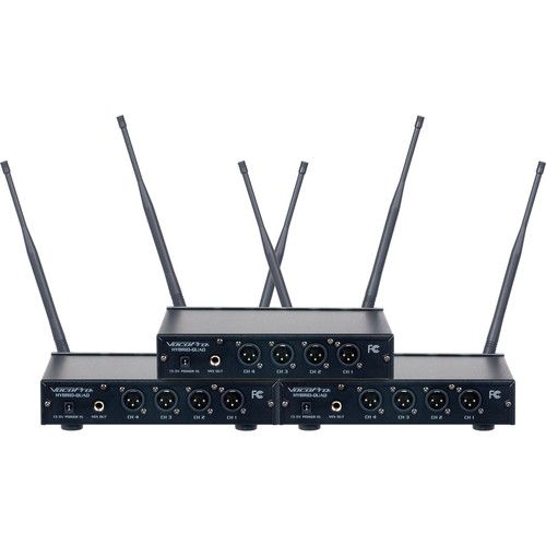  VocoPro Digital-Play-12 12-Channel UHF Digital System with Headset & Lavalier Mics (900 MHz)