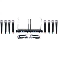VocoPro Acapella-8 Eight-Channel Digital Wireless System with Handheld Microphones