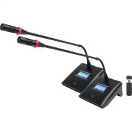 VocoPro USB-CAST-CONFERENCE 2-Person USB Digital Wireless Gooseneck Microphone System (900 MHz)