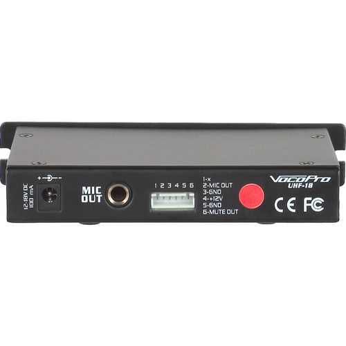  VocoPro UHF-18-I-Diamond Single-Channel Handheld Wireless Microphone System (903.1 MHz, Jet Black)