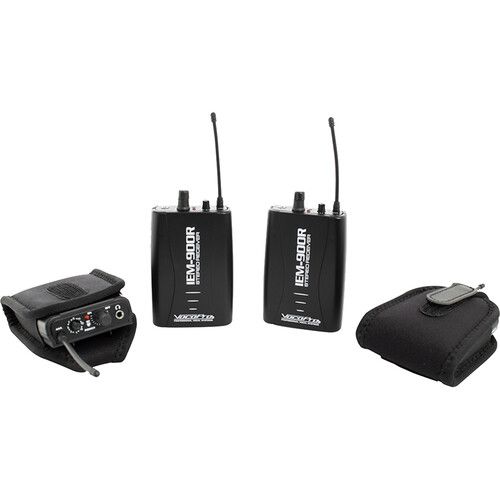  VocoPro IEM-900-BAND-2 Long-Range Digital Wireless Stereo In-Ear Monitoring System (902 to 928 MHz)