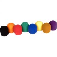 VocoPro WS-8 Set of 8 Microphone Windscreens (Assorted Colors)