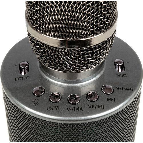  VocoPro Pop-Up Oke Wireless Karaoke Microphone with Light Show Speaker