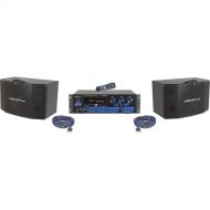 VocoPro KRS-3 Digital Karaoke Mixing Amplifier with Speaker Kit