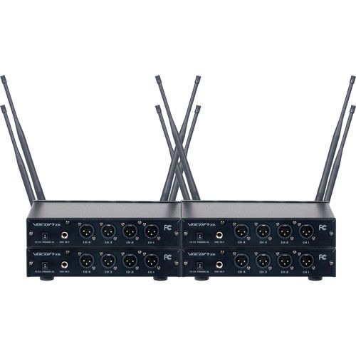  VocoPro Digital-Conference-48-Extend 16-Channel Digital Wireless Conference Microphone System with 48 Gooseneck Mics (900 MHz)