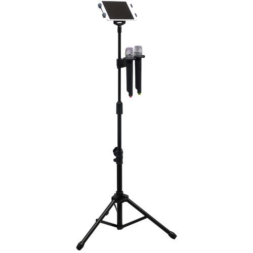  VocoPro MS-UT Universal Tablet Tripod Stand with Dual-Microphone Holder