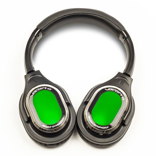  VocoPro SilentDisco-310 System with 3 Transmitters and 10 Wireless LED Headphones (900 MHz)