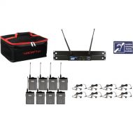 VocoPro 8-Receiver 24-Bit Digital Stereo Wireless Assistive Listening System With Antenna Extension Kit