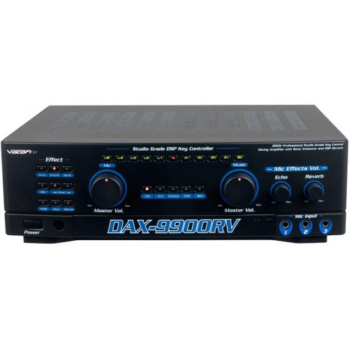  VocoPro VOCOPRO DAX-9900RV Studio Grade Key Control Karaoke Mixing Amplifier with Sonic Enhancer & DSP Reverb