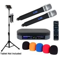 VocoPro TabletOke-2MC Digital Karaoke Mixer With Bluetooth Receiver, Wireless Mics