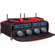 VocoPro VOCOPRO UDH-CHOIR-4-MIB FOUR CHANNEL WIRELESS HANDHELD MICROPHONE SYSTEM IN A BAG