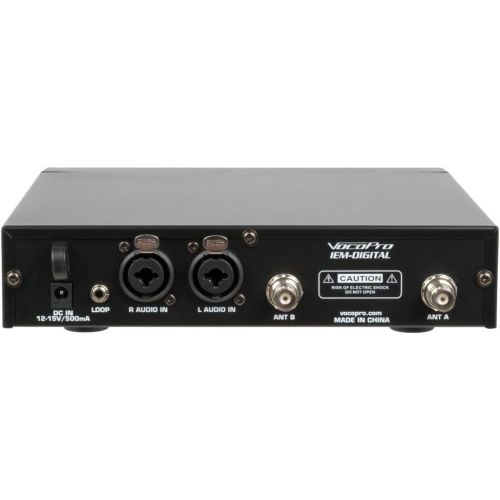  VocoPro 2 A-B Box, BlackSilver, 7x8x2 (IEM-Digital)