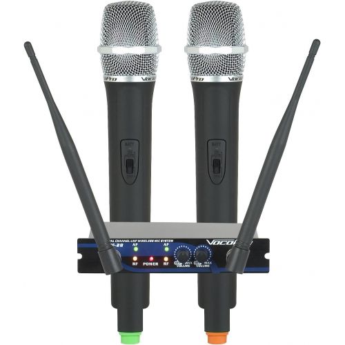  VocoPro VOCOPRO Dual Channel UHF Wireless Mic System (UHF-28-9)