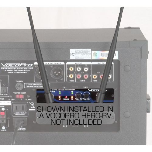  VocoPro VOCOPRO Dual Channel UHF Wireless Mic System (UHF-28-9)
