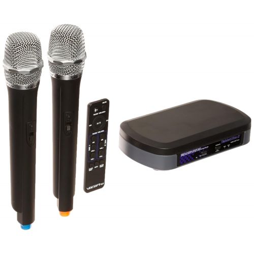  VocoPro TabletOke-II Digital Karaoke Mixer with Wireless Mics & Bluetooth Receiver
