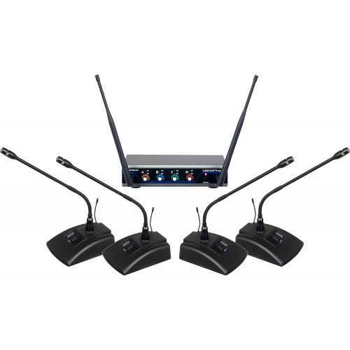  VocoPro VOCOPRO Digital-Quad-Conference-C2 Four Channel UHF Digital Wireless Conference System